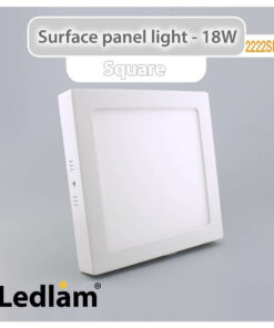 Ledlam LED Surface Panel Light 18W Square 2222SPS 01