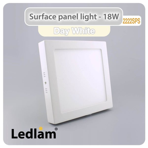 Ledlam LED Surface Panel Light 18W Square 2222SPS Day White 30449