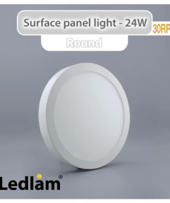 Ledlam LED Surface Panel Light 24W Round 30RPS 01