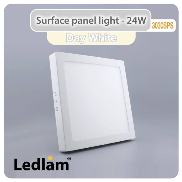 Ledlam LED Surface Panel Light 24W Square 3030SPS Day White 30741