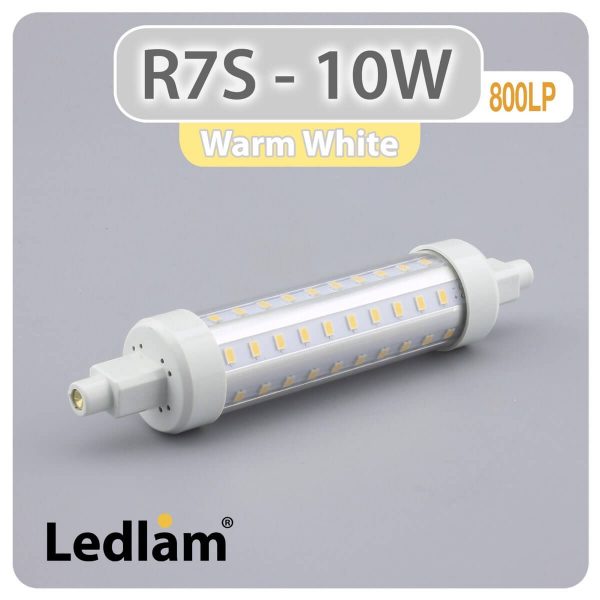 Ledlam R7S LED Bulb 10W 800LP 118mm Warm White 30955