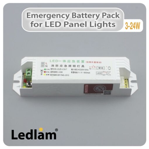 Emergency Battery Pack for LED Panel Lights 3 24W 31505 Additional