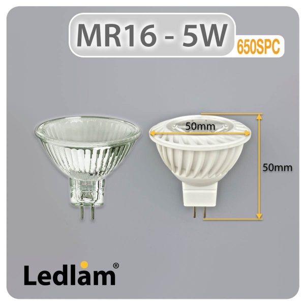 Ledlam-MR16-GU5.3-650SPC-5W-12V-COB-LED-Spot-Light-Dimensions-1
