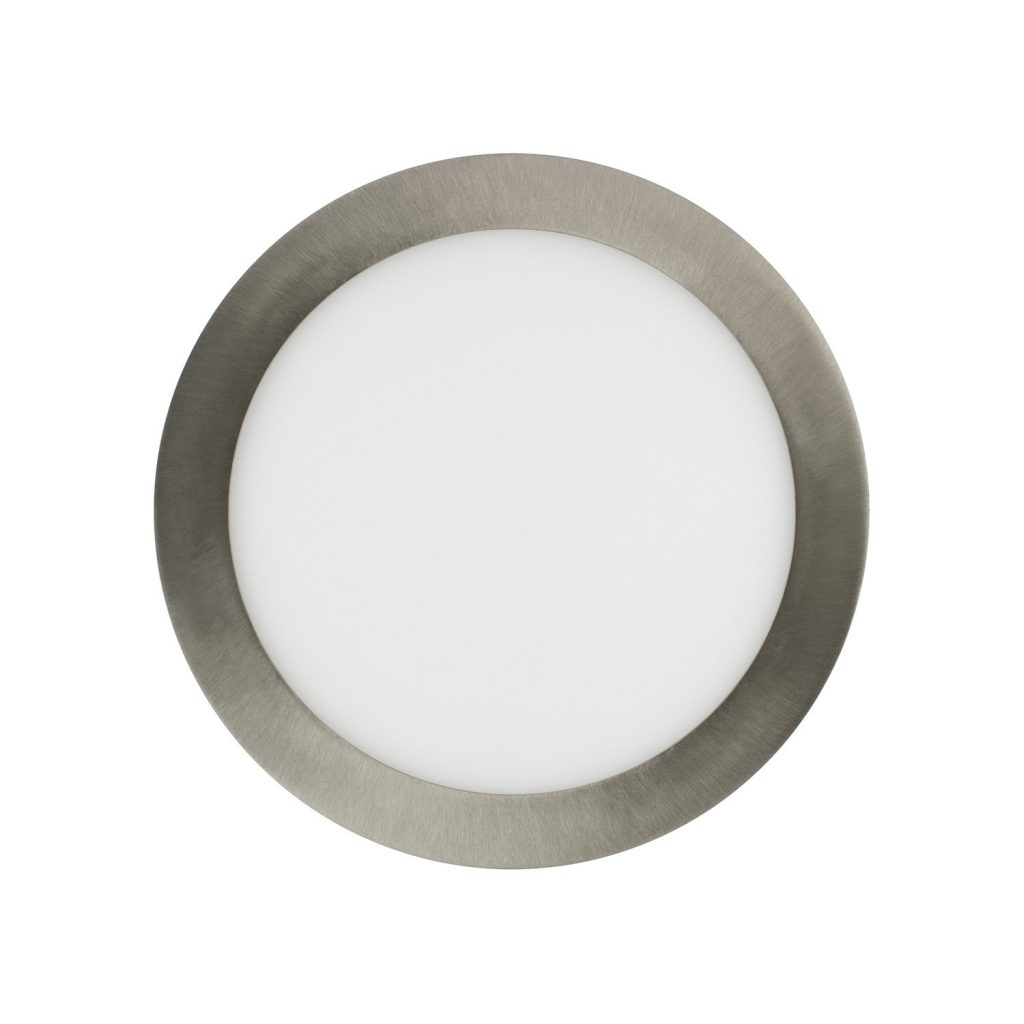 LED Panel Light 18W Round 22RP brushed steel - Ledlam Lighting
