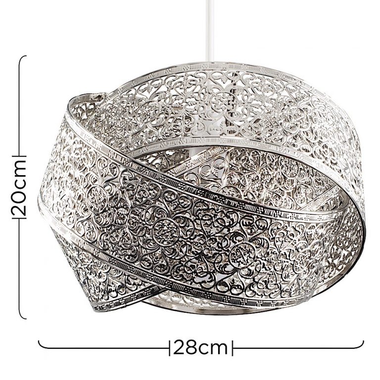 Hacienda Intertwined Non Electric Pendant Satin Nickel