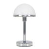 LeVoque Art Deco Touch Table Lamp In White