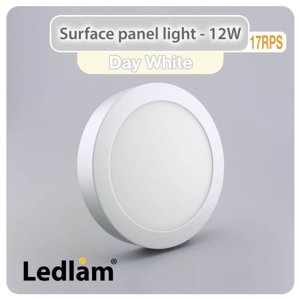 Ledlam-LED-Surface-Panel-Light-12W-Round-17RPS-silver-Variant-Day-White-30579-3