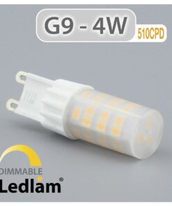 Ledlam G9 4W LED Bulb Dimmable 510CPD