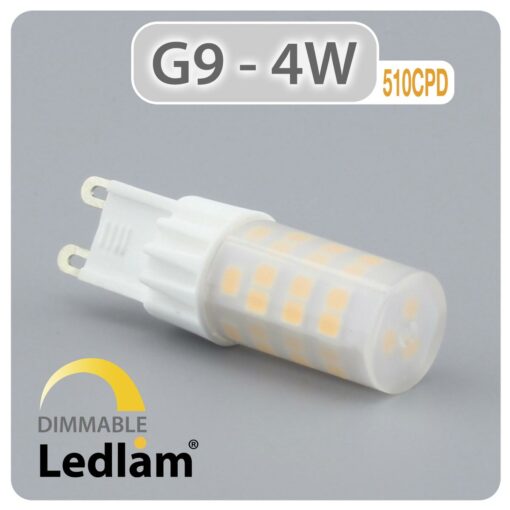 Ledlam G9 4W LED Bulb Dimmable 510CPD