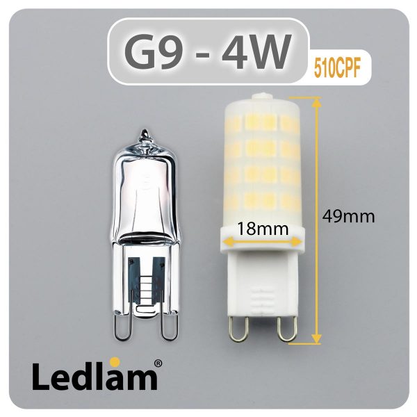 Ledlam-G9-LED-Capsule-Bulb-4W-510CPF-Dimensions