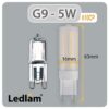 Ledlam-G9-LED-Capsule-Bulb-5W-610CP-Dimensions