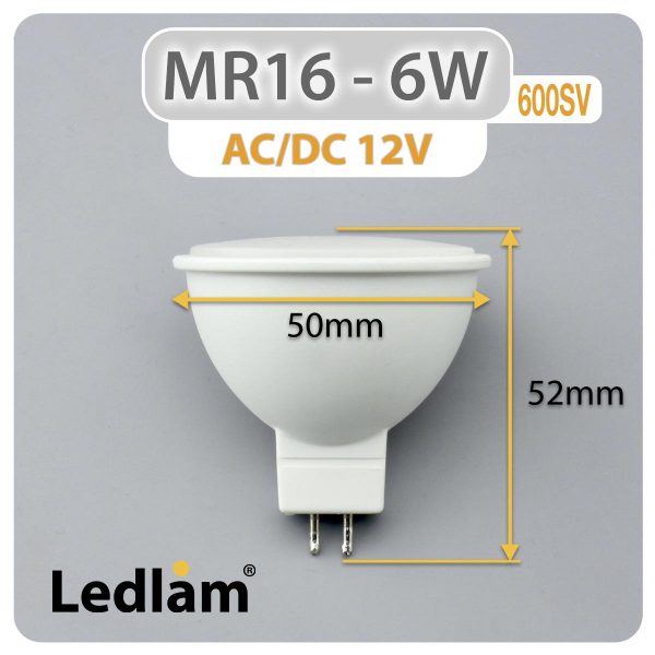 MR16-LED-Spot-Light-6W-600SV-12V-Dimensions