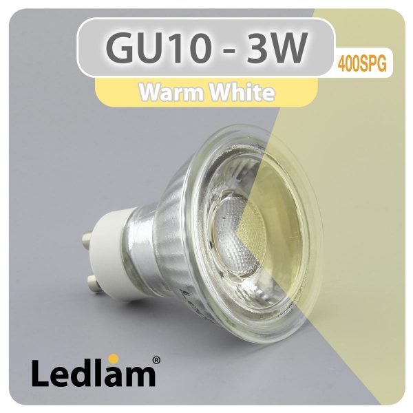 Ledlam-GU10-LED-Spot-Light-3W-COB-400SPG-Variant-Warm-White-30977