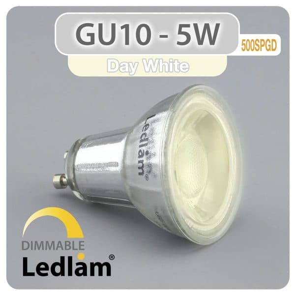 Ledlam-GU10-LED-Spot-Light-5W-500SPGD-dimmable-Variant-Day-White-30984