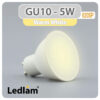 Ledlam-GU10-LED-Spot-Light-5W-620SP-Variant-Warm-White-31275