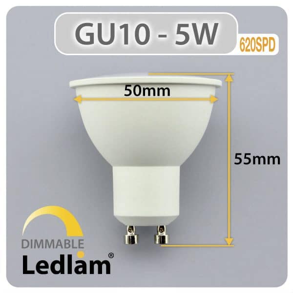 Ledlam-GU10-LED-Spot-Light-5W-620SPD-dimmable-Dimensions