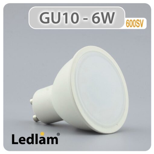 Ledlam GU10 6W LED Spot Light 600SV