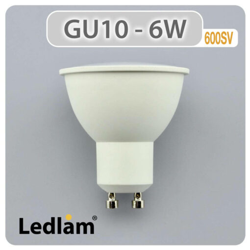 Ledlam GU10 LED Spot Light 6W 600SV 02
