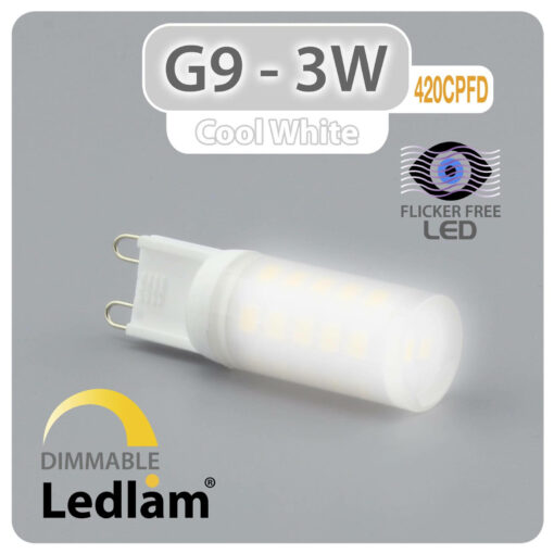 Ledlam G9 LED Bulb Capsule 3W 420CPFD dimmable Variant Cool White