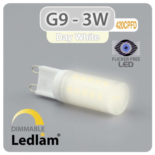 Ledlam G9 LED Bulb Capsule 3W 420CPFD dimmable Variant Day White