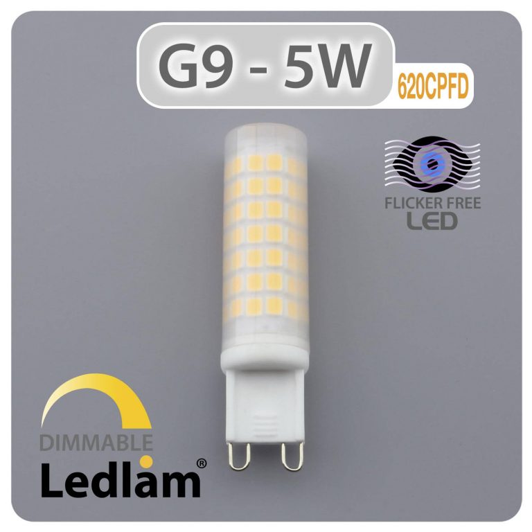 Capsule G9 LED Bulb 5W 620CPFD Dimmable