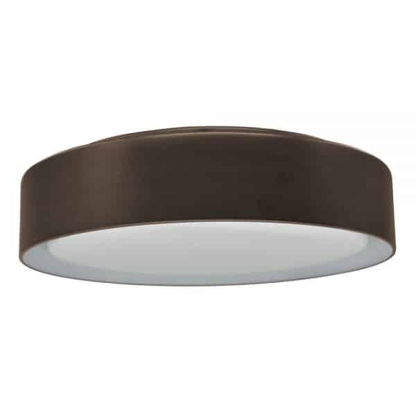 24W LED Surface Mounted Round Ceiling Lamp 470mm Brown