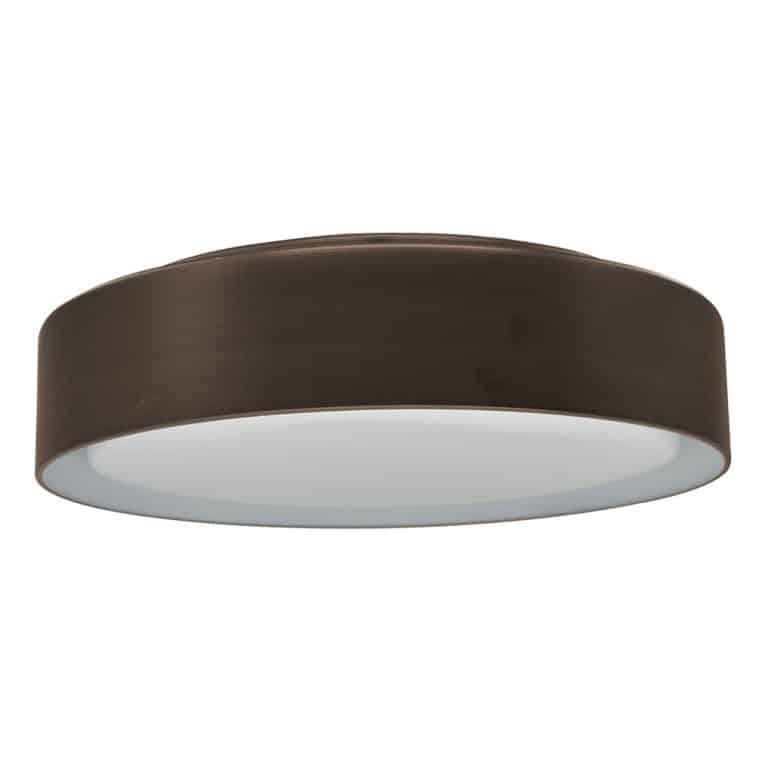 24W LED Surface Mounted Round Ceiling Lamp 470mm Brown