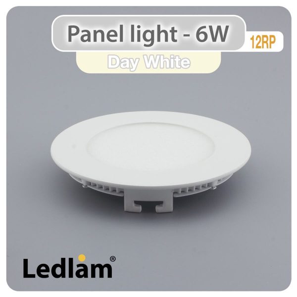 Ledlam-LED-Panel-Light-6W-Round-12RP-Day-White-30359