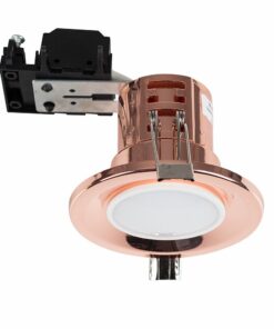 Fire Rated GU10 Downlight Polished Copper NO BULB