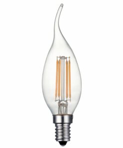 E14 450CPBD 4W LED Filament Bent Candle Bulb