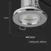 V-Tac-Modern-IP65-5W-Fire-Rated-LED-Downlight-Chrome-Dimmable-Dimensions
