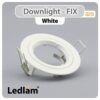 Ledlam GU10 Downlight Cast Aluminium Fix Twist - Ledlam Lighting UK