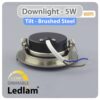 Ledlam-Ledlam-Downlight-LED-5W-Tilt-500DPD-3-STEP-Dimmable-brushed-steel-02