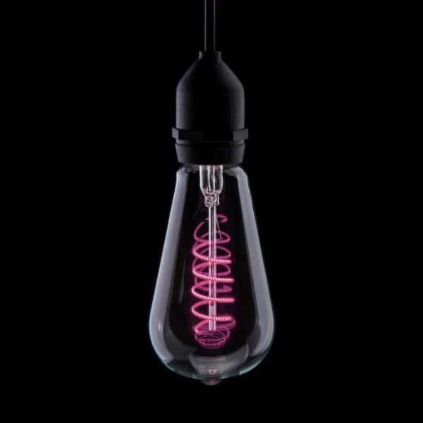 ST64 4w Led Pink Filament Bulb - ledlam lighting UK