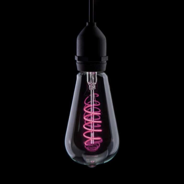 ST64 4w Led Pink Filament Bulb - ledlam lighting UK