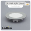 Ledlam-LED-Panel-Light-6W-Round-12RP-silver-Cool-White-30542-1