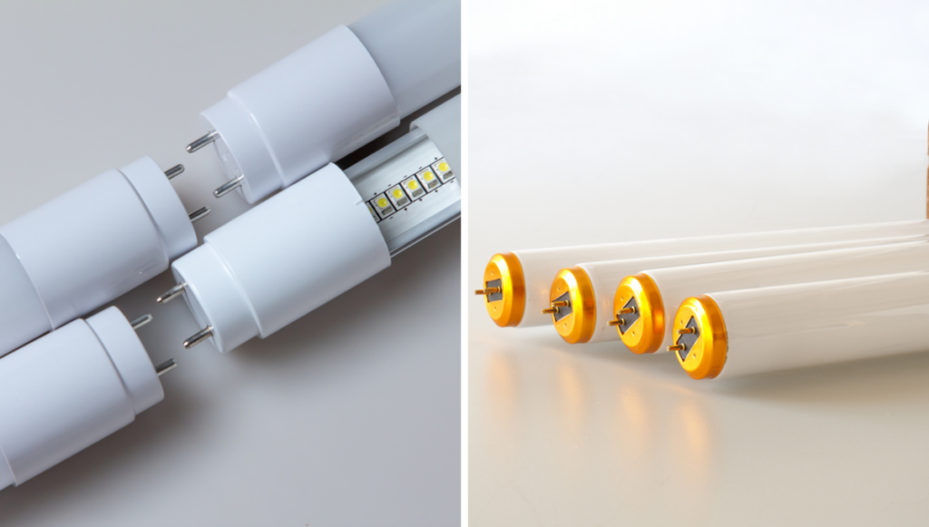 T8 LED Bulbs VS T8 Fluorescent Bulbs 1200x1200 png