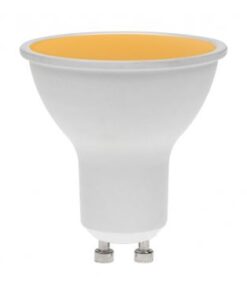 Dimmable LED Coloured GU10 7w Amber