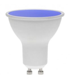 Dimmable LED Coloured GU10 7w Blue