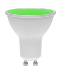Dimmable LED Coloured GU10 7w Green
